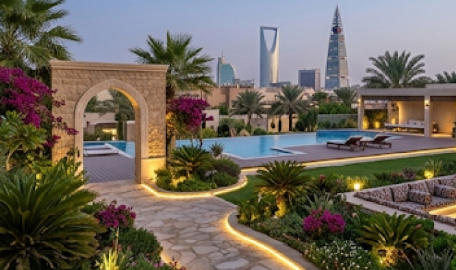 تنسيق حدائق منزلية بالرياض